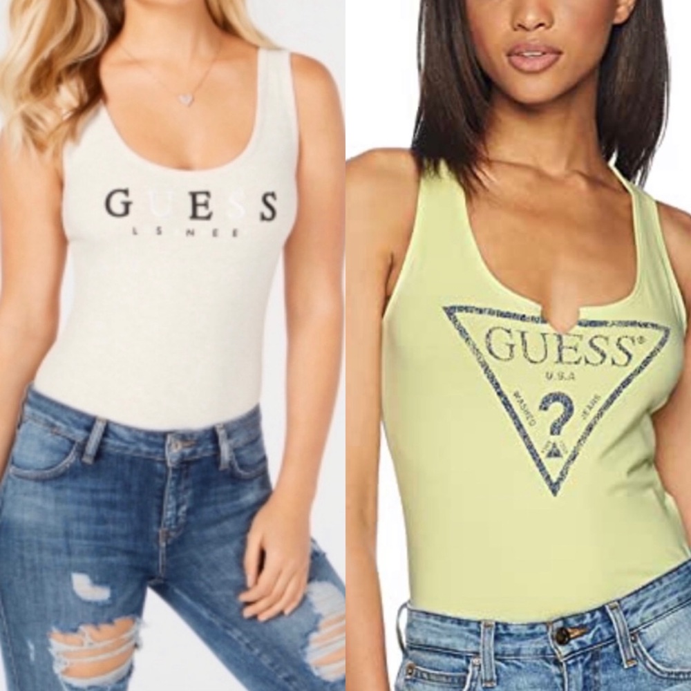 2 NWT Guess bodysuit